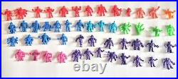 Vintage Lot of 106 M. U. S. C. L. E. Muscle Men Mattel Toy Action Figures 1980s