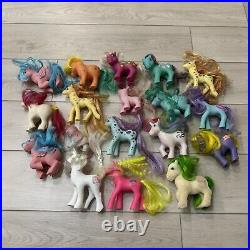 Vintage Lot of 18 My Little Pony MLP Toys Hasbro Toy Ponies Collection