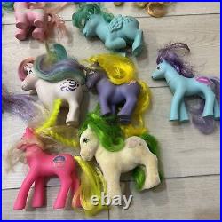 Vintage Lot of 18 My Little Pony MLP Toys Hasbro Toy Ponies Collection