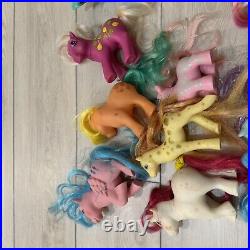 Vintage Lot of 18 My Little Pony MLP Toys Hasbro Toy Ponies Collection