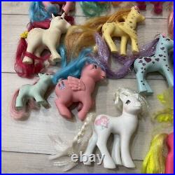 Vintage Lot of 18 My Little Pony MLP Toys Hasbro Toy Ponies Collection