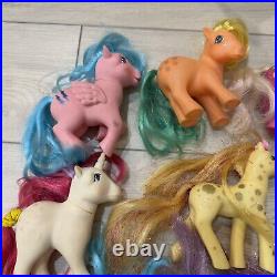 Vintage Lot of 18 My Little Pony MLP Toys Hasbro Toy Ponies Collection