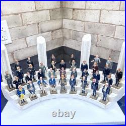 Vintage MARX 1960's Complete Set of United States Presidents 35 Figures