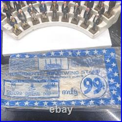 Vintage MARX 1960's Complete Set of United States Presidents 35 Figures