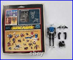 Vintage MICRONAUTS Mego Corp 1978 Blue Acroyear II 2 Complete Figure Toy Package