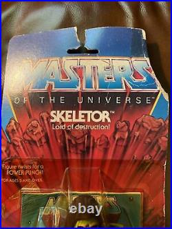 Vintage MOTU Skeletor Original Heman Action Figure Toy 1982 12- Back