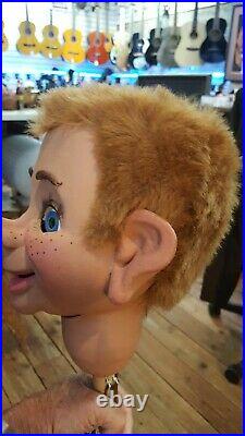 Vintage Maher/clint Detweiler Pro Multi-function Ventriloquist Figure Loaded 40