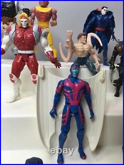 Vintage Marvel Action Figures Comics Superhero X-Men Toy Biz 1991-1995 Lot of 16