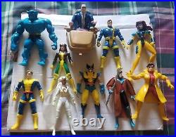 Vintage Marvel Figure Lot Toy Biz 90's X-Men Team complete characters