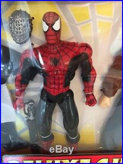 Vintage Marvel Spider-man 10 Action Figure Deluxe Gift Set Toy Biz 2001