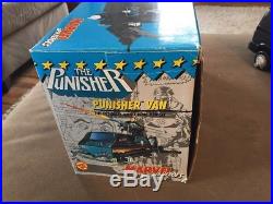 Vintage Marvel Toy Biz The Punisher Van Complete WithBox & Punisher Action Figure