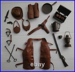 Vintage Marx 1974 Johnny West BOTW Figure Set-Original Boxed- Complete All 24Pcs