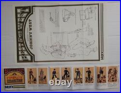 Vintage Marx 1974 Johnny West BOTW Figure Set-Original Boxed- Complete All 24Pcs