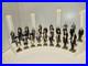 Vintage Marx 36 Labeled US President Figurines Set with Stand & Pillars Complete