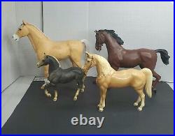 Vintage Marx, Breyer Horse Lot Thunderbolt Horse, Johnny West, & More Nice