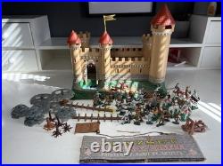 Vintage Marx Knights and Castle Vintage Playset Figure Lot Rare