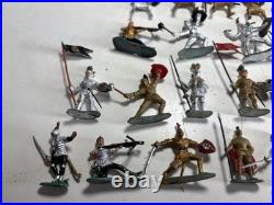Vintage Marx Knights and Castle Vintage Playset Figure Lot Rare