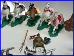 Vintage Marx Knights and Castle Vintage Playset Figure Lot Rare