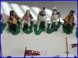 Vintage Marx Knights and Castle Vintage Playset Figure Lot Rare