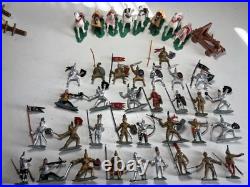 Vintage Marx Knights and Castle Vintage Playset Figure Lot Rare