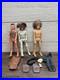 Vintage Marx Native American Figure lot Of 3