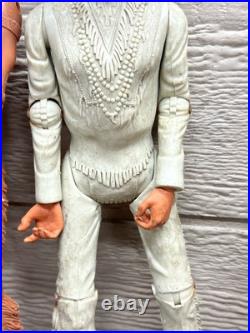Vintage Marx Native American Figure lot Of 3