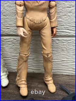 Vintage Marx Native American Figure lot Of 3