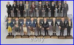 Vintage Marx Presidents 1960's Mini Figures Full Set Of 35