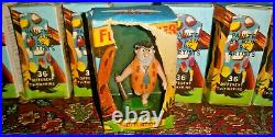 Vintage Marx TV Tinykins Flintstones Boxed Plastic Figures Complete Set of 8