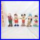 Vintage Marx Toys Disney Geppetto Pinocchio Mickey Mouse Jiminy Bendable Figures