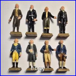 Vintage Marx US Presidents 35 Figures with Stand Washington JFK FDR Jefferson