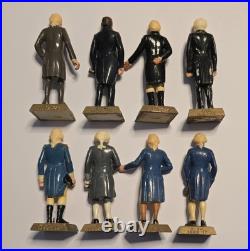 Vintage Marx US Presidents 35 Figures with Stand Washington JFK FDR Jefferson