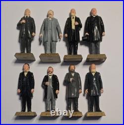 Vintage Marx US Presidents 35 Figures with Stand Washington JFK FDR Jefferson