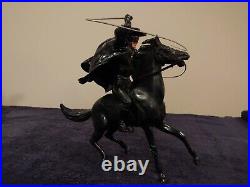 Vintage Marx Western Figure Zorro & Horse Tornado