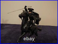 Vintage Marx Western Figure Zorro & Horse Tornado