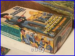 Vintage Marx Zeb Zachary Action figure complete in box Fort Apache Fighters