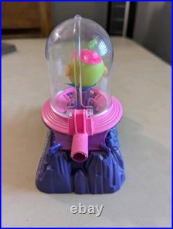 Vintage Mattel Kozmic Kiddles GREENIE MEENIE Alien Spaceship and Rock 1968