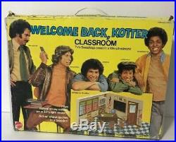 Vintage Mattel WELCOME BACK KOTTER Doll Figure CLASSROOM PLAYSET UNUSED Complete