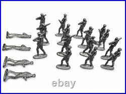 Vintage Medieval Castle Diorama 68 Metal Toy Soldiers Cavalry Military Army Lot