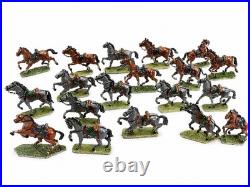 Vintage Medieval Castle Diorama 68 Metal Toy Soldiers Cavalry Military Army Lot