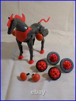 Vintage Mego Micronauts Hour Toy Interchangeables Count Magno & Magna Steed Set