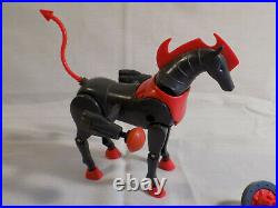 Vintage Mego Micronauts Hour Toy Interchangeables Count Magno & Magna Steed Set