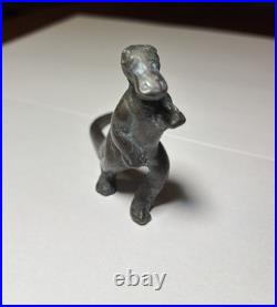 Vintage Mid-Century Cast Metal Dinosaur Figurines Lot of 6 SRG Sell Rite Style