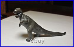 Vintage Mid-Century Cast Metal Dinosaur Figurines Lot of 6 SRG Sell Rite Style