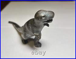 Vintage Mid-Century Cast Metal Dinosaur Figurines Lot of 6 SRG Sell Rite Style