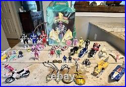 Vintage Mighty Morphan Power Rangers Hero Action Figure Estate Toy Collection