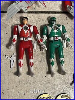 Vintage Mighty Morphan Power Rangers Hero Action Figure Estate Toy Collection