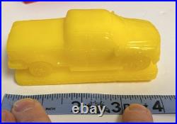 Vintage Mold-A-Rama Plastic Toy Lot of 10 Collection Variety Of Molded Lot (t)