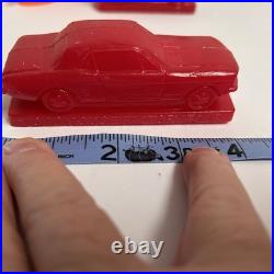 Vintage Mold-A-Rama Plastic Toy Lot of 10 Collection Variety Of Molded Lot (t)