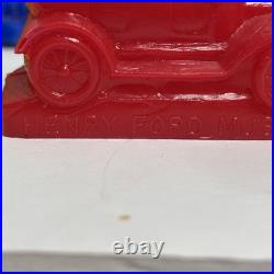 Vintage Mold-A-Rama Plastic Toy Lot of 10 Collection Variety Of Molded Lot (t)